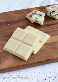 Sugar-Free White Chocolate Bars (Low Carb, Keto)