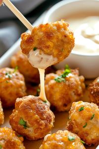 These cheddar bay sausage balls are so addictive, you can’t stop at one! Made with just four ingredients, they’re an easy appetizer for any occasion.