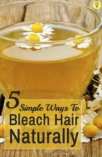 5 Simple Ways To Bleach Hair Naturally: Everyone loves to try different color on their hair but the harsh chemicals from store-bought dyes can cause damage to your hair. Here are top 5 ways that will help to naturally bleach your hair along with some hair care tips.