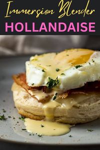 This 5 minute immersion blender hollandaise is literally so easy you'll wonder why you don't make it every weekend. Never worry about curdled eggs again - includes tips and tricks for ensuring your hollandaise is also nice and thick. via @Went Here 8 This