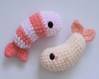 Mini Plush Crochet Shrimp PDF Free Pattern - Amigurumiday