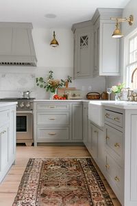 Stunning Kitchens with Gray Cabinets