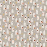 Hey Bootiful from Riley Blake Designs is a charming Halloween-themed collection with a fun, illustrated style! This adorable fabric features a bunch of ghosts trick-or-treating on a gray background. Width: 43"/44" Material: 100% Cotton Swatch Size: 8" x 8"