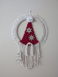 #macrame #christmas #wreath