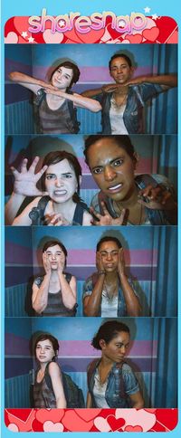 The Last Of Us: Left Behind Ellie & Riley photo booth