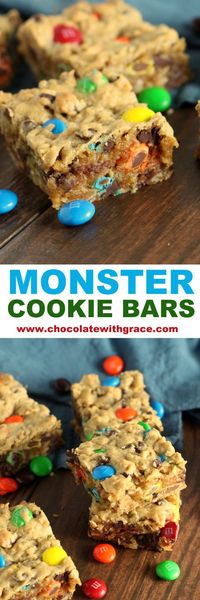 Monster Cookie Bars