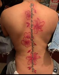 spine tattoo