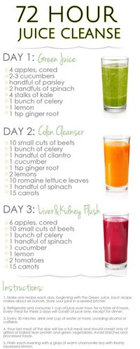 DIY 3 Day Juice Cleanse For Weight Loss