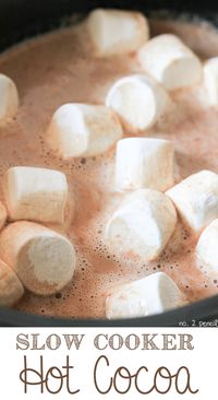 Slow Cooker Hot Cocoa