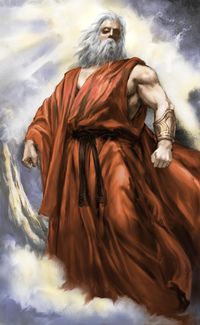 Uranus (Caelus) - 'the Sky'; he hated his children, and immediately after their birth, he confined them in Tartarus, in consequence of which he was unmanned and dethroned by Cronos at the instigation of Gaea