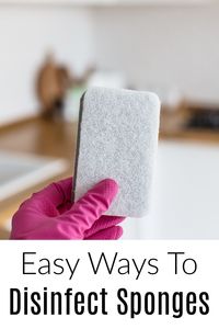 Keep your kitchen sponges fresh and germ-free with our easy disinfecting tips! Transform your dirty sponges into sparkling-clean tools! ​Say goodbye to bacteria and hello to a cleaner, healthier home. 🧽✨