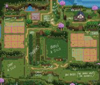 I downloaded a farm map mod and this is the suggested layout. I cannot figure out what the sb labels are referring to. They look about two tiles wide. The mod is mountain top farm by DaisyNiko. I tried googling it but couldn’t find anything. Thank you 🙂 by Turnip_Cat_