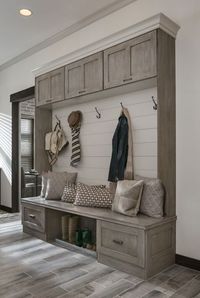 Great Mudroom Space.. Just Like It.. #Mudroomspace #mudroomlaundry