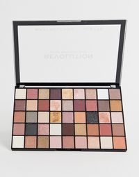 Eyeshadow palette by Revolution For an easy day-to-night switch-up Contains 45 shades including browns and golds in matte and shimmer finishes Pigmented formulas Product is non-returnable for hygiene reasons