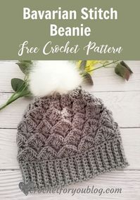 Crochet Bavarian Stitch Beanie Free Pattern - Crochet For You