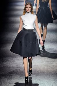 structured bell-shaped skirt [lanvin]