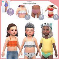 Toddler seasons swimwear top & bottom - The Sims 4 Create a Sim - CurseForge