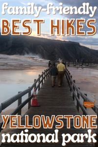 These are the 17 BEST family-friendly hikes to try on your family trip to Yellowstone National Park! Listed from EASY to DIFFICULT, this family guide will make sure that everyone has a great time! #yellowstonenationalpark #familyhiking #familytravel #nationalparksmom