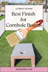 Discover the winning finish for your Cornhole boards!