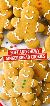 Best Gingerbread Cookies Recipe | Soft & Chewy Christmas Cookies