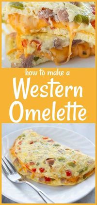 How to Make a Western Omelette (Denver Omelette) - The Kitchen Magpie - Low Carb