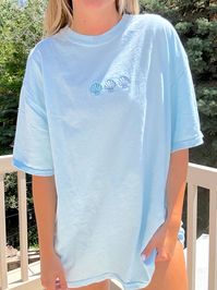 Mini Shell Tee - Blue – Malibu Skyye