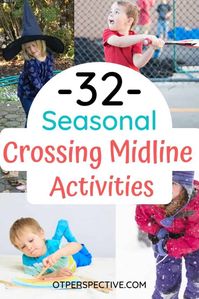 32 Easy Seasonal Crossing Midline Activities for Kids - OT Perspective