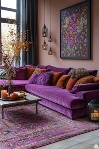 Sofas in Lila und Flieder: Inspirierend und ausgleichend – Haus- & Gartentrends