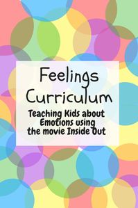 Looking for ways to teach kids about emotions? Here is a simple, laid out feelings curriculum to help kids learn about their emotions and how to express them in healthy ways!