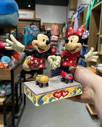 Disney's Mickey & Minnie are ready to skate onto your shelf! 🛼 | Shop Disney Traditions Mickey & Minnie Roller Skating Figure