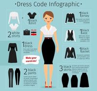 Business woman clothes infographics by Stock-Smart-Start on @creativemarket