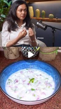 YumJoy on Instagram: "Best food for glowing skin recipe @drrashmishettyra 

Kanji rice, also known as rice gruel or congee, is a simple, nutrient-rich dish that can be very beneficial for health. It is made by boiling rice in plenty of water until it breaks down into a soft, soupy consistency. 

Easy Digestion: Kanji is light and easy on the stomach, making it ideal for people recovering from illness, those with digestive issues, or even babies and elderly individuals.

Hydration: The water content in kanji helps in maintaining hydration, especially in hot climates or for people who have lost fluids through illness.

Gut Health: Fermented kanji rice (especially made with red or brown rice) is a probiotic food that can support gut health by promoting good bacteria. 

Follow for more delicio