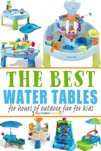 When it comes keeping your little one busy this summer there’s no better way than with a water table! Find the right one for your child here!