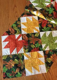 Sew a Thanksgiving Table Runner with Fall Leaf Quilt Blocks – Craft Picnic