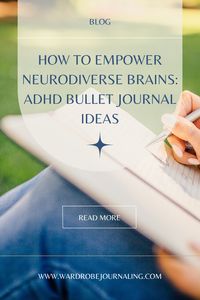 Your bullet journal can help keep control of your life, especially if you have ADD or ADHD. This blog post addresses the workings of the bullet journal: the daily log, daily tasks, daily to-do lists, the weekly spread and the monthly log. It explains symbols used in the log and how to embellish your journal. Learn to manage your ADHD/ADD brain where it fails, in the execution, and use journaling to help you manage your life. #neurodivergent #neurodiversity