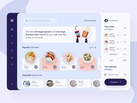 Food Delivery Dashboard UI Design by Shafi 🧔🏻 for isavelev on Dribbble