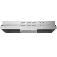 Limited-time deal: Comfee' CVU30W2AST 30 Inch Ducted Ductless Vent Durable Stainless Steel Kitchen Reusable Filter, 200 CFM, 2 Speed Exhaust Fan Under Cabinet Range Hood