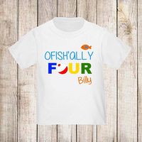 Ofishally Four Under the Sea Boys Fishing Personalized