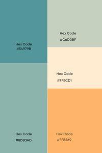 Tropical Sunset Color Palette for Baby Nursery