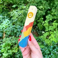 Mezuzah Case Colorful Abstract Mountain Scene - Etsy