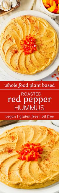 Roasted Red Pepper #Hummus