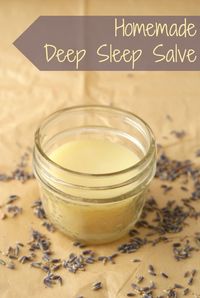 I have a lot of issues sleeping so I looked into essential oils & natural remedies to help. Here is the recipe for the resulting homemade Deep Sleep Salve.