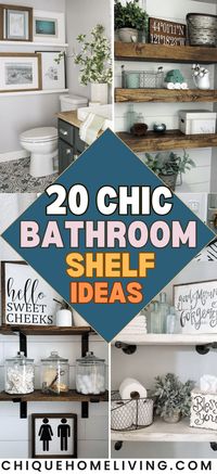 Transform your bathroom into a stylish sanctuary with our curated collection of '20 Chic Bathroom Shelf Decor Ideas.' Explore a fusion of functionality and aesthetics as we guide you through creative and elegant ways to adorn your bathroom shelves. From minimalist designs to eclectic arrangements, these ideas cater to various tastes and preferences. Discover the beauty of meticulously styled open shelving with curated decor pieces, including plants, candles, and stylish organizers.