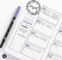 #bulletjournallayouts