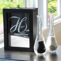 Personalized Unity Sand Ceremony Shadow Box Set.