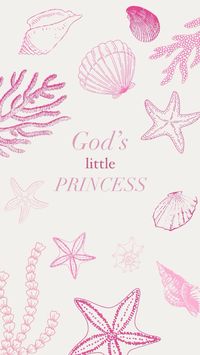 pink Jesus God’s little princess wallpaper lockscreen summer coquette