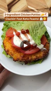 160K views · 14K reactions | 3-Ingredient Chicken Patties 🐔🔥🙌
Whip up these tasty patties in a flash! Perfect for a quick keto meal. 🍴✨

What You Need:
🥫 1 can chicken
🧀 1 cup cheddar
🥚 1 large egg

How to Make:
1️⃣ Mix chicken, cheddar, and egg.
2️⃣ Shape into 4 patties & bake at 400F for 20 mins.
3️⃣ Serve on a lettuce wrap & dig in! 🥬🤤
🔄 OR air fry @ 400F for 10 mins, flip halfway!

😍 Drop a 🐔 in the comments if you're going to try this!

🚨 For the full recipe and more tips, check our website. Now, you can also get ingredients delivered via Instacart directly from our recipe page!
➡️ https://keto.recipes/quick-easy-low-carb-3-ingredient-chicken-patties/

📸: @ketosnackz

—

#KetoRecipes #QuickKetoMeals #3IngredientMeals #ChickenPatties #LowCarbLove #EasyKeto #HealthyFastFoo