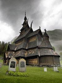 norwegian wooden church - beautiful.