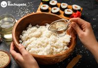 Arroz avinagrado para sushi paso a paso - De Rechupete