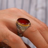 Our Agate Aqeeq is 100% natural and our craftsmanship has no equal. We at Boutique Spiritual offer 60 days no question asked money-back guarantee so you can shop with confident Wearing Agate Aqeeq Rings creates joy in the heart and is good for the eyesight and it also helps eliminate depression, sadness, and high tension anger. This stone absorbs the rays of the sun and passes absorbed stone to your body. Aqeeq stone is also good for your health, your fears, and loneliness. Its benefits are: It